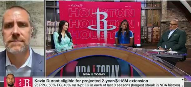 bob半岛体育官网-记者：火箭推迟杜兰特续约不明智，勇士续约失败就是前车之鉴